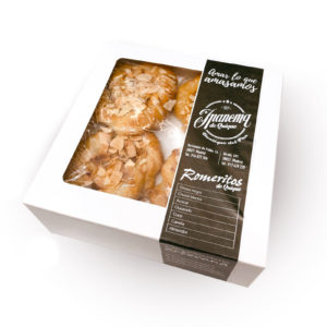 Pack de 10 unid. de nuestros Romeritos, lazos de hojaldre fino, jugosos y deliciosos.